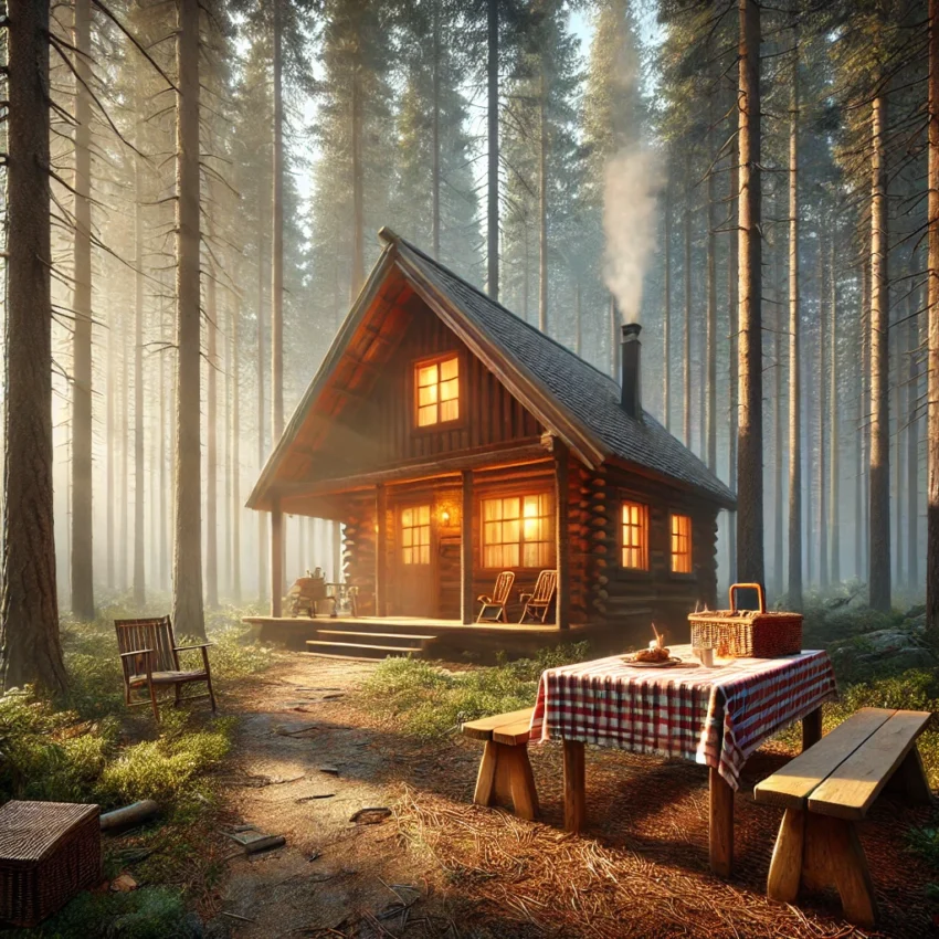 Аренда домика в лесу